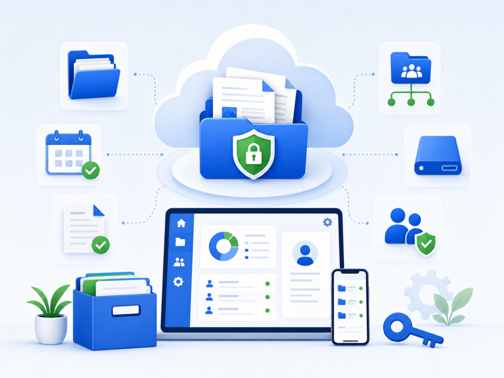 Screenshot: Google Drive als DMS